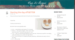 Desktop Screenshot of heyitsmegan.com